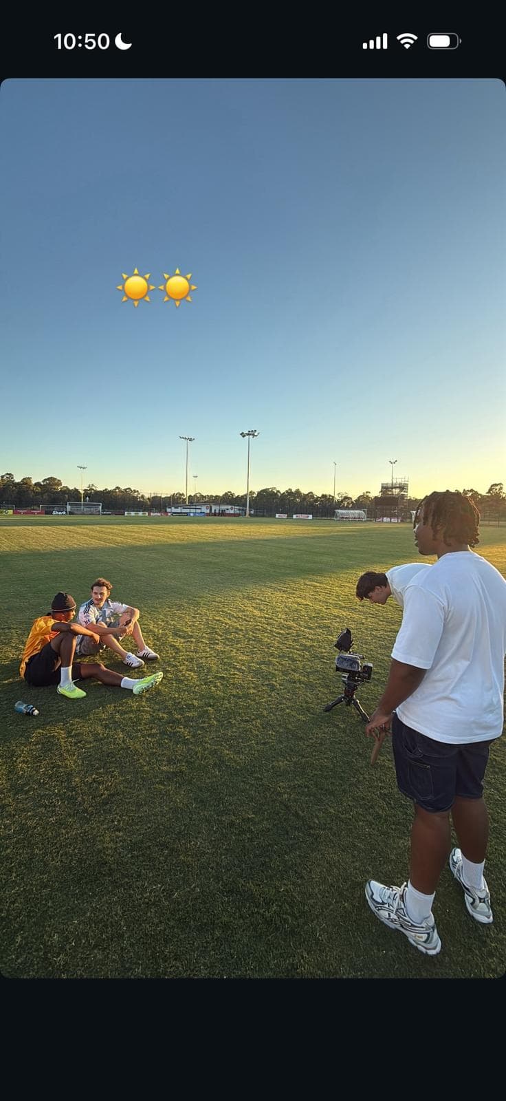 Players on a football pitch